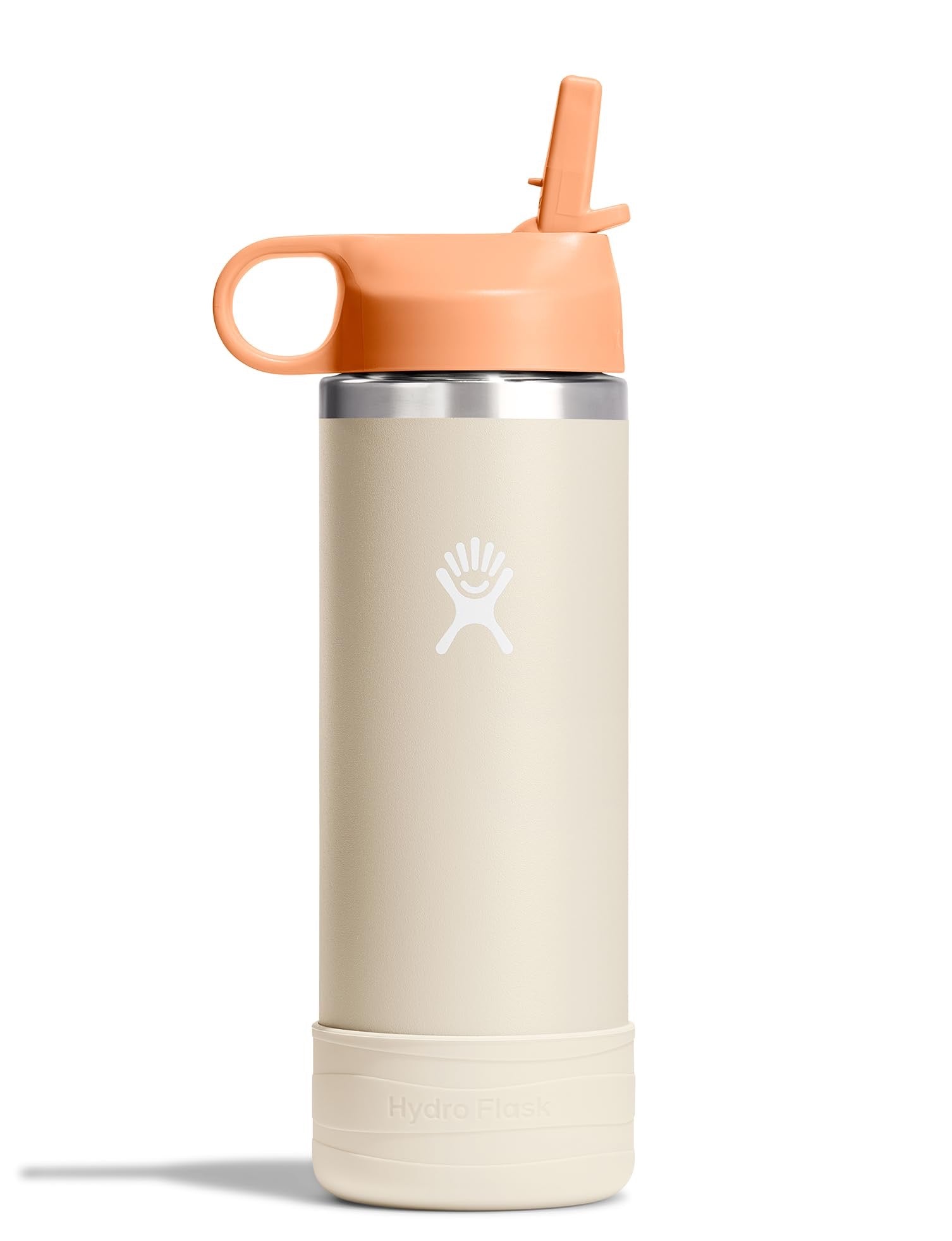 Hydro Flask - Kids Wide Mouth Straw Lid & Boot | COCONUT | 591 ml Hydro Flask - Kids Wide Mouth Straw Lid & Boot | COCONUT | 591 ml
