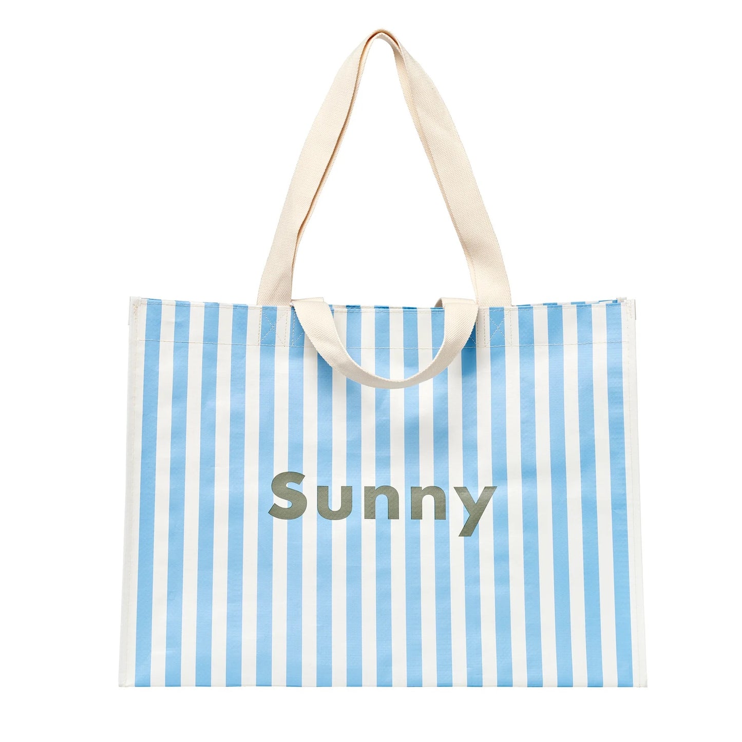 SUNNYLiFE - حقيبة الشاطئ La Mer Med Blue Stripe