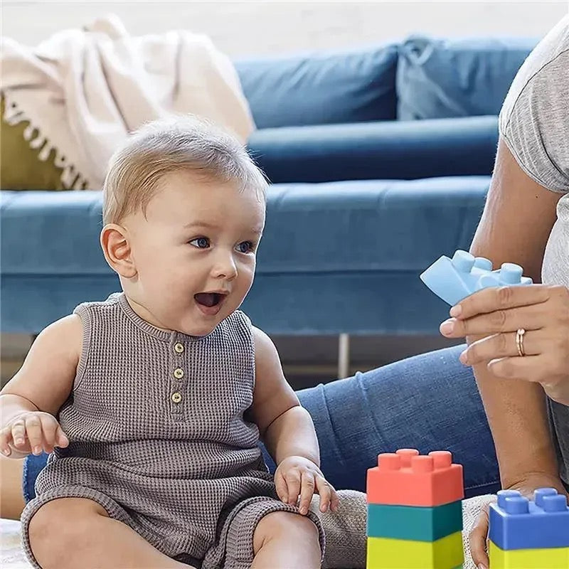 Infantino - Super Soft 1st Building Blocks | 0m+