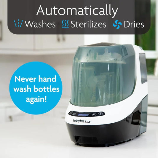 Baby Brezza - Bottle Washer Pro Washer, Sterilizer & Dryer Black — BambiniJO Jordan
