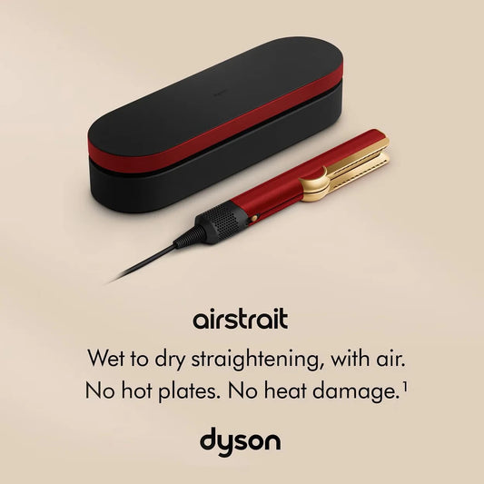 Dyson Airstrait Straightener Red Velvet/Gold — BambiniJO Jordan