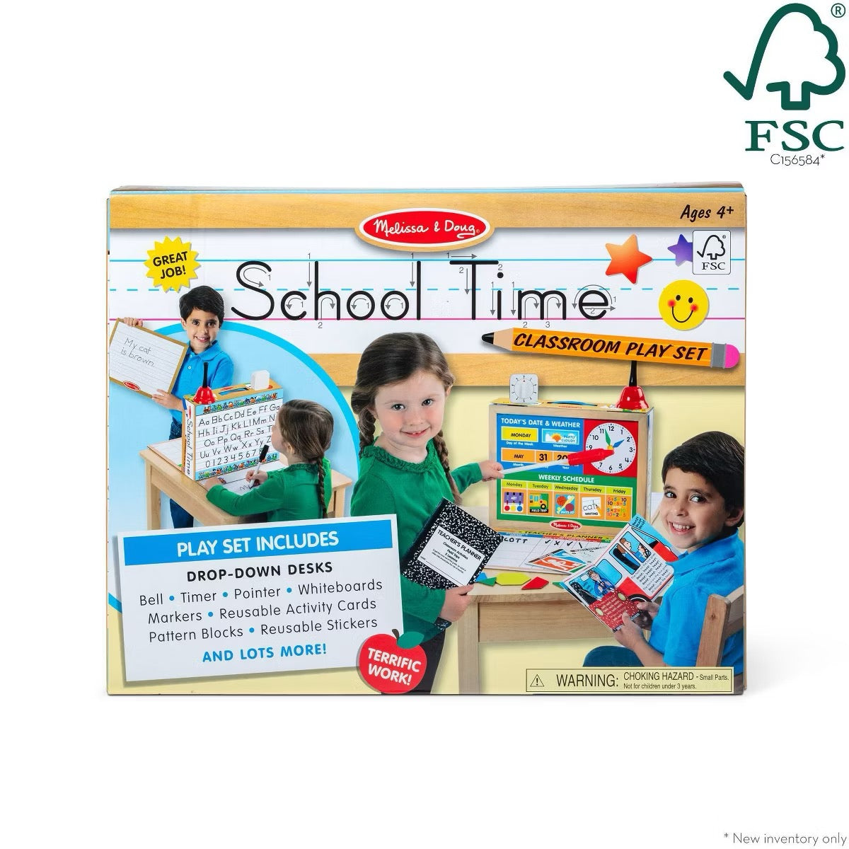 Melissa & Doug - School Time! Classroom Play Set Melissa & Doug - School Time! Classroom Play Set