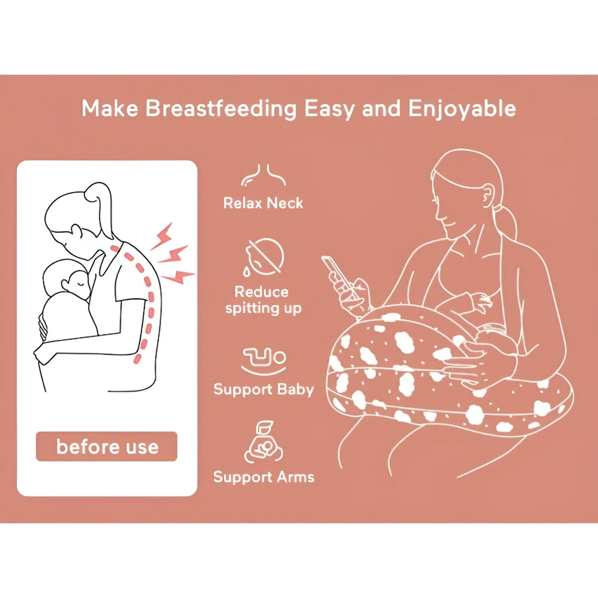 Momcozy - Adjustable Nursing Pillow | Grey Momcozy - Adjustable Nursing Pillow | Grey