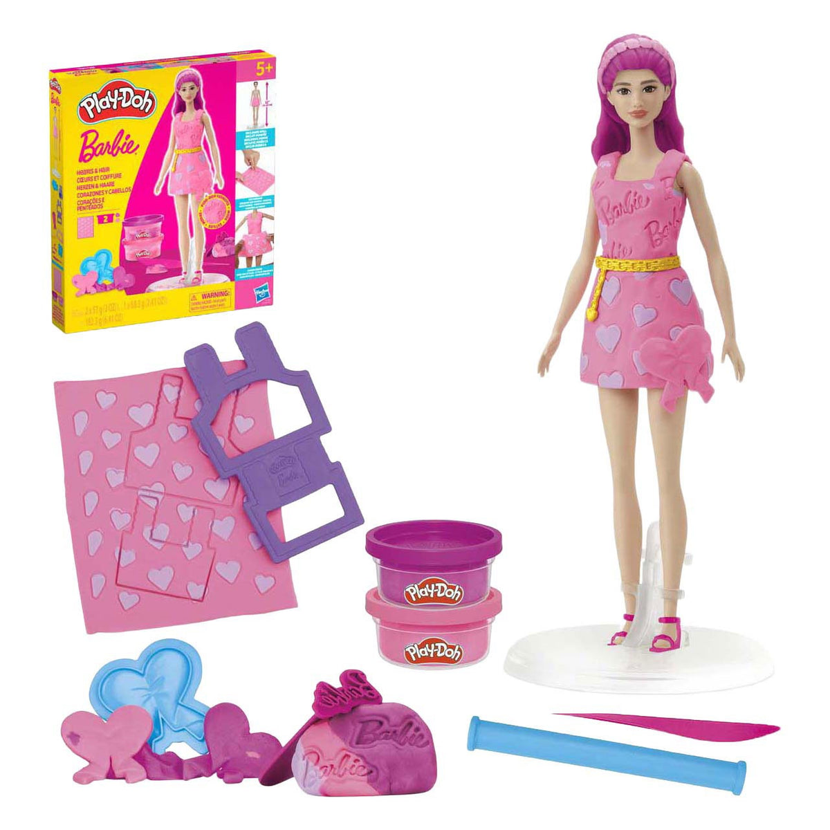 Play-Doh - Barbie Hearts and Hair Play-Doh - Barbie Hearts and Hair
