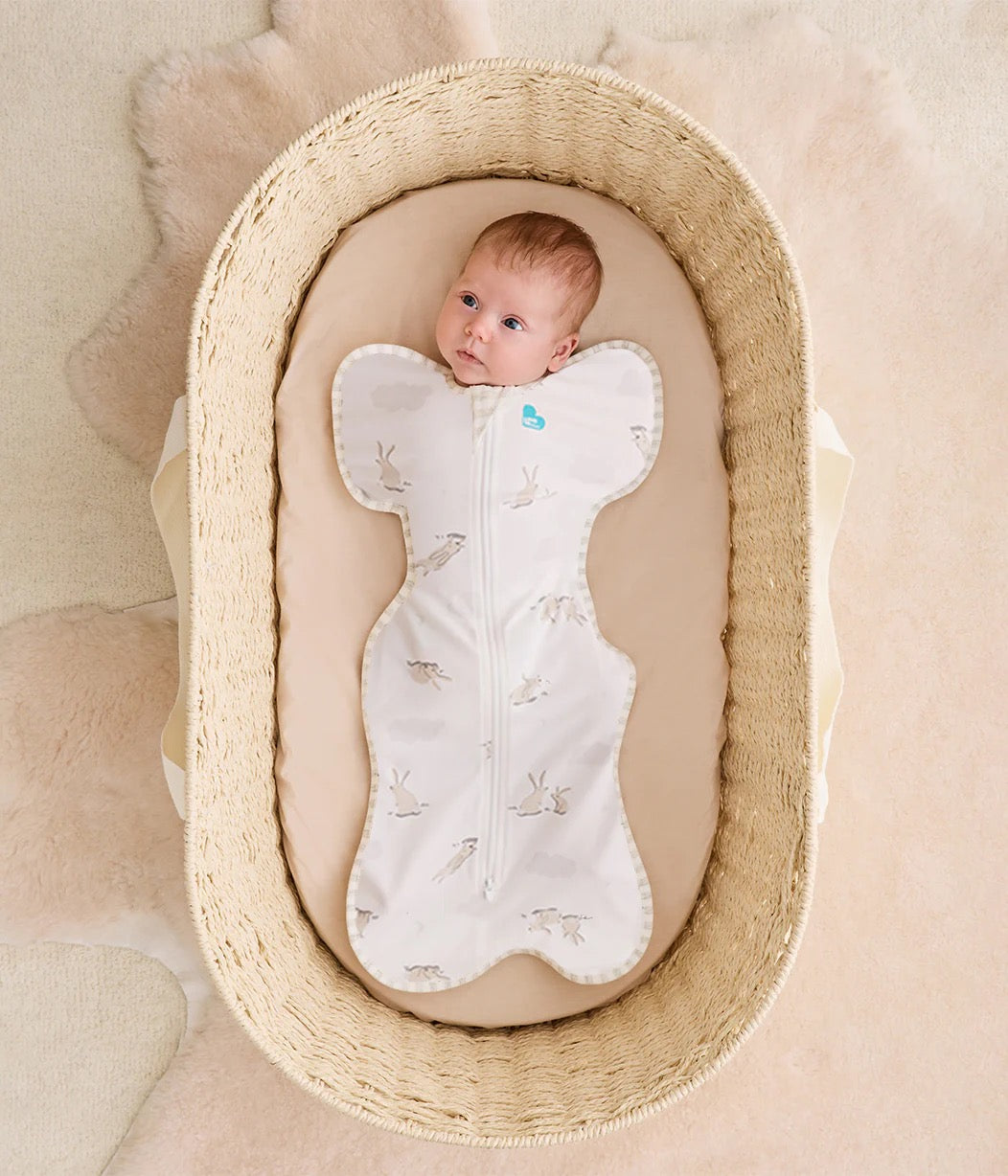 Love To Dream - Swaddle Up™ Original 1.0 TOG Cloud Bunnies - Medium Love To Dream - Swaddle Up™ Original 1.0 TOG Cloud Bunnies - Medium