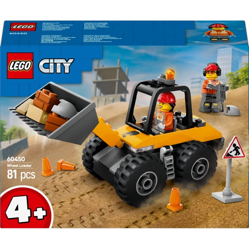 Lego - Yellow Construction Wheel Loader | 81 Pcs | 4Y+