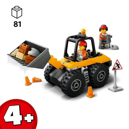 Lego - Yellow Construction Wheel Loader | 81 Pcs | 4Y+