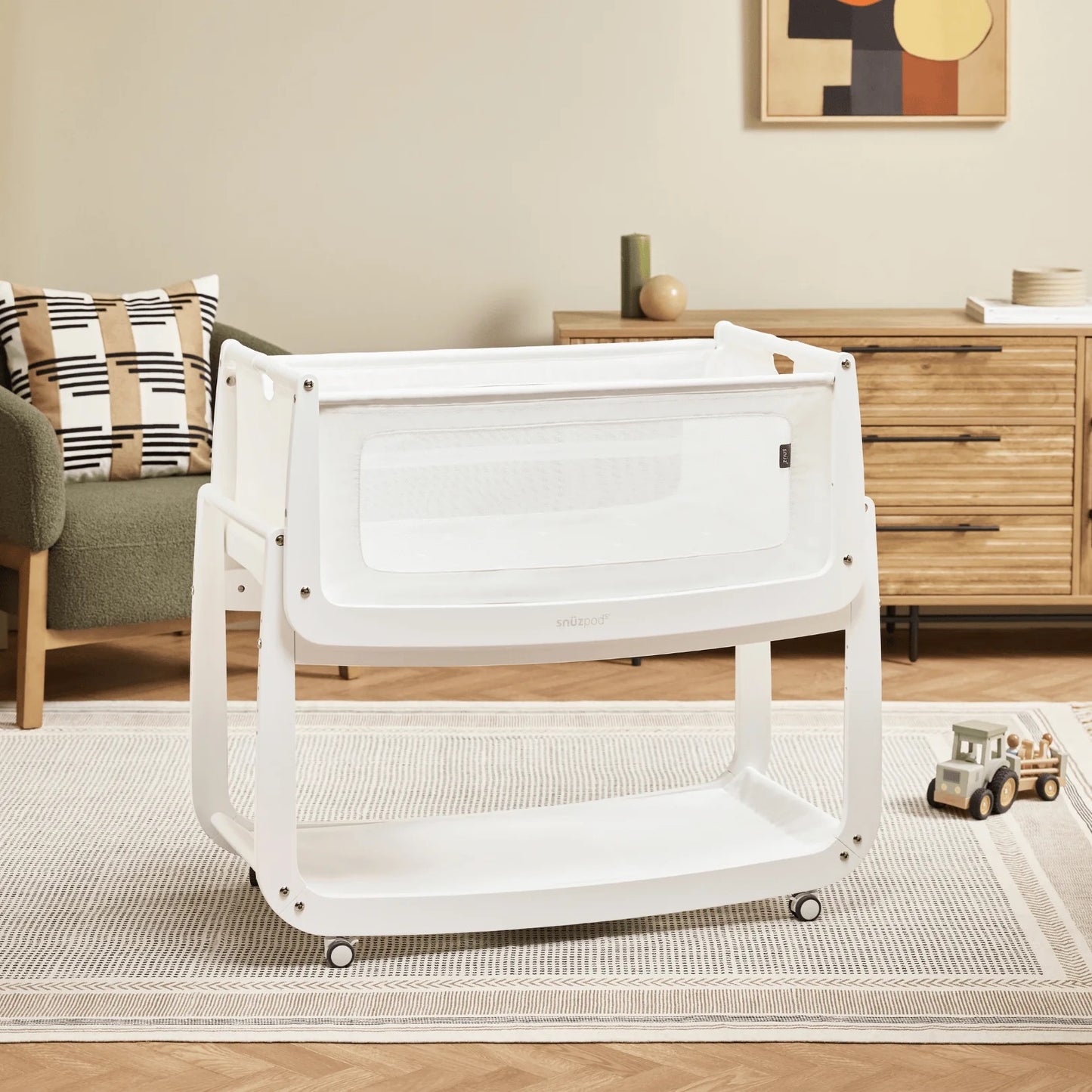 Snuz - SnuzPod5 Bedside Crib | White