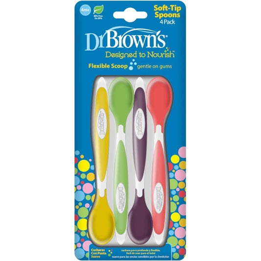 Dr Brown's - Soft Tip Spoons | 4 Pack