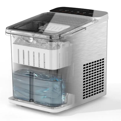 Nutricook - Stainless Steel Icy Bullet Ice Maker with Touch Screen
