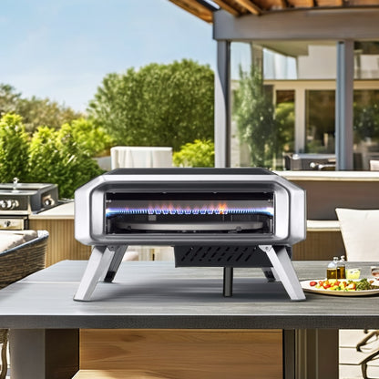 Kingfer - 16" Outdoor Pizza Oven Gas Powered