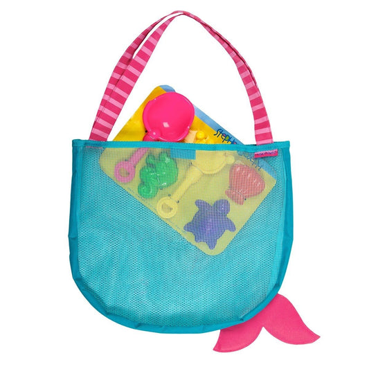 Stephen Joseph - Beach Totes with Sand Toy Play Set - Mermaid