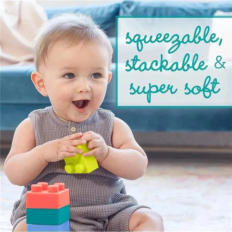 Infantino - Super Soft 1st Building Blocks | 0m+ Infantino - Super Soft 1st Building Blocks | 0m+