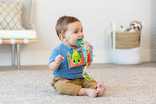 Infantino - Link & Squeak Animal Crinkle Book 0-2Y — BambiniJO Jordan