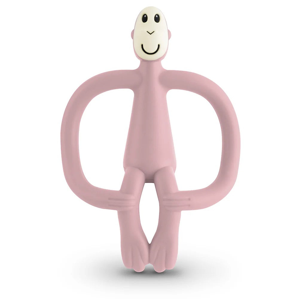 Matchstick Monkey - Dusty Pink Teething Toy and Gel Applicator