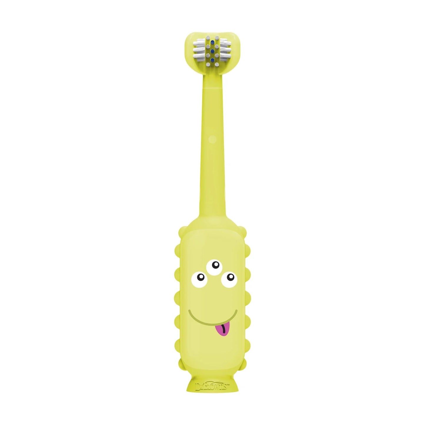 Dr Brown's - ToothScrubber™ Toddler Monster Toothbrush | 1-4Y | Green