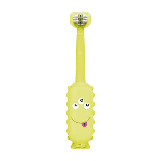 Dr Brown's - ToothScrubber™ Toddler Monster Toothbrush 1-4Y Green — BambiniJO Jordan