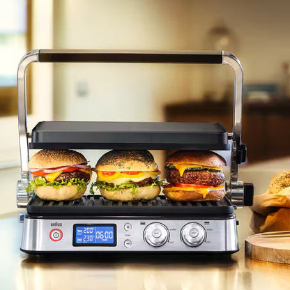 Braun | Digital Contact Grill | 2000W 3 Cooking Positions 250°C Max