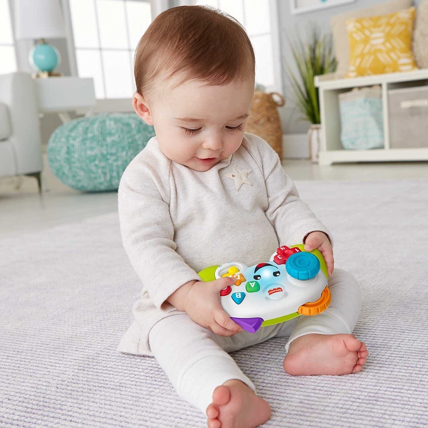 Fisher-Price - Laugh & Learn Game & Learn Controller, Musical Toy with Lights 6M+ Fisher-Price - Laugh & Learn Game & Learn Controller, Musical Toy with Lights 6M+
