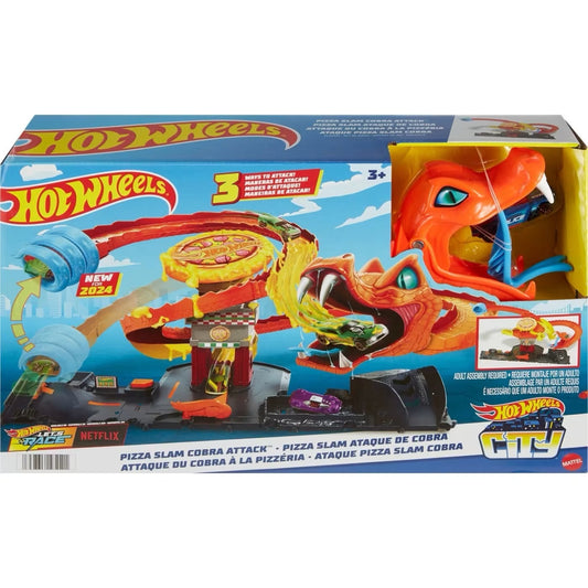 Hot Wheels - City Snake & Pizza Shop Toy Car