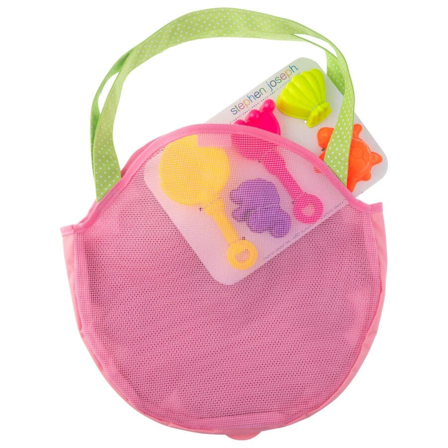 Stephen Joseph - Beach Totes with Sand Toy Play Set - Flower Stephen Joseph - Beach Totes with Sand Toy Play Set - Flower