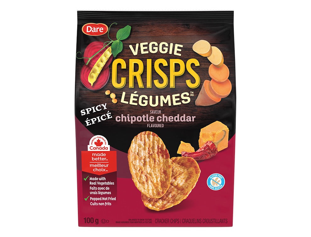 Dare - Gluten Free Veggie Crisps Cheddar | 100g