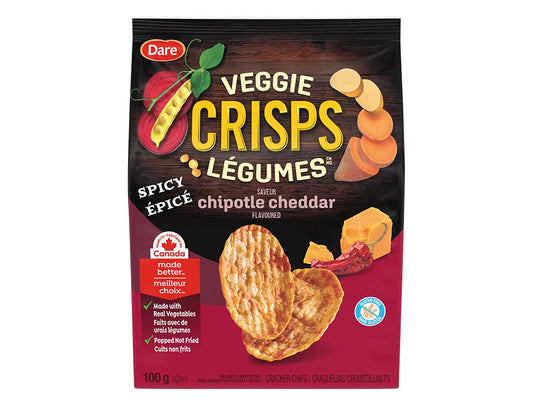 Dare - Gluten Free Veggie Crisps Cheddar | 100g