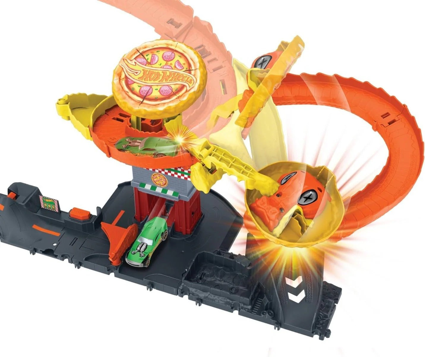 Hot Wheels - City Snake & Pizza Shop Toy Car
