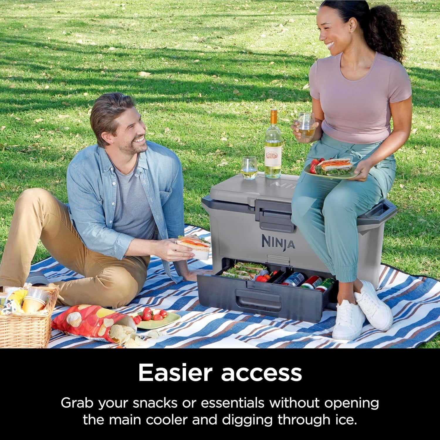 Ninja - FrostVault Hard Cooler | Slate Grey Ninja - FrostVault Hard Cooler | Slate Grey