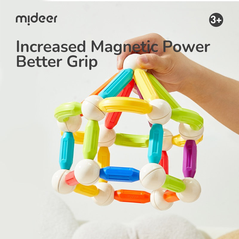 Mideer - Rainbow Magnetic Sticks | 60pcs Mideer - Rainbow Magnetic Sticks | 60pcs