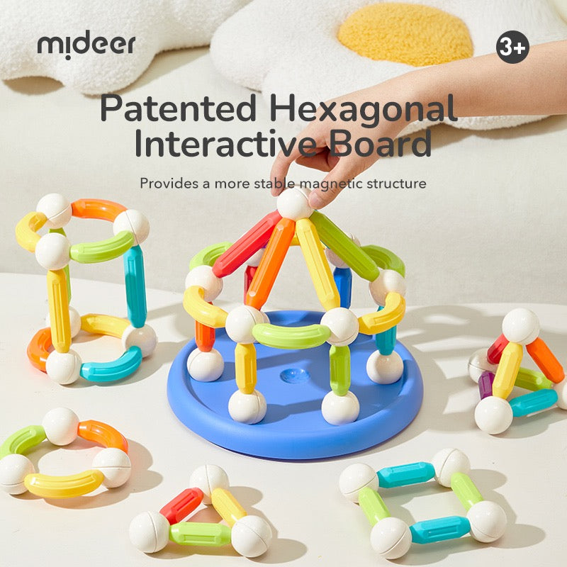 Mideer - Rainbow Magnetic Sticks | 100pcs Mideer - Rainbow Magnetic Sticks | 100pcs