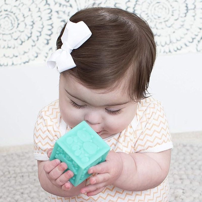 Infantino - Squeeze & Stack Block Set | 8pcs