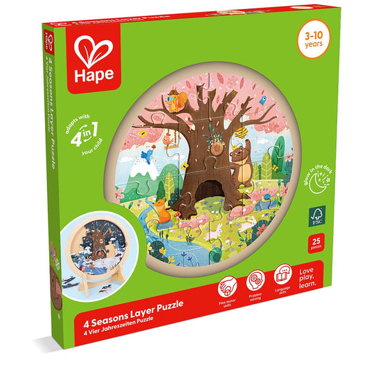 Hape - 4 Seasons Layer Puzzle 3Y+ — BambiniJO Jordan