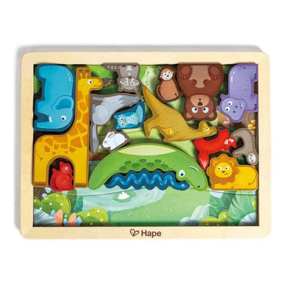Hape - Animal Kingdom Puzzle