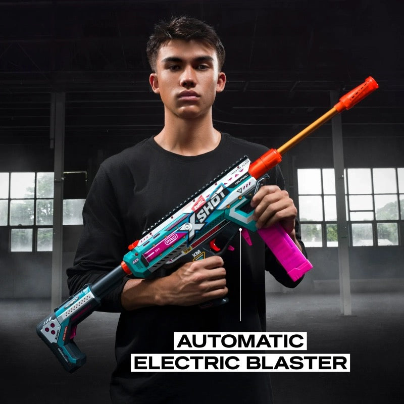 X-Shot - Skins Pro Motorized Piston Pump Blaster Series1 14Y+ X-Shot - Skins Pro Motorized Piston Pump Blaster Series1 14Y+