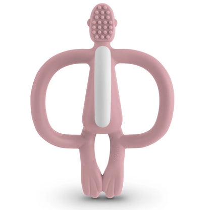 Matchstick Monkey - Dusty Pink Teething Toy and Gel Applicator