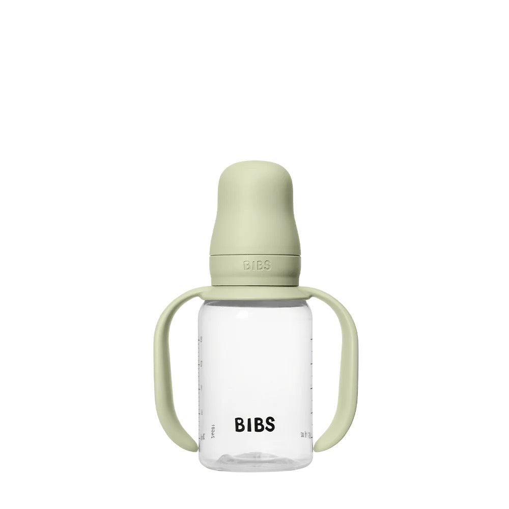 BIBS - زجاجة رضاعة للأطفال مزودة بفوهة | 150 مل | لون أخضر فاتح BIBS - زجاجة رضاعة للأطفال مزودة بفوهة | 150 مل | لون أخضر فاتح