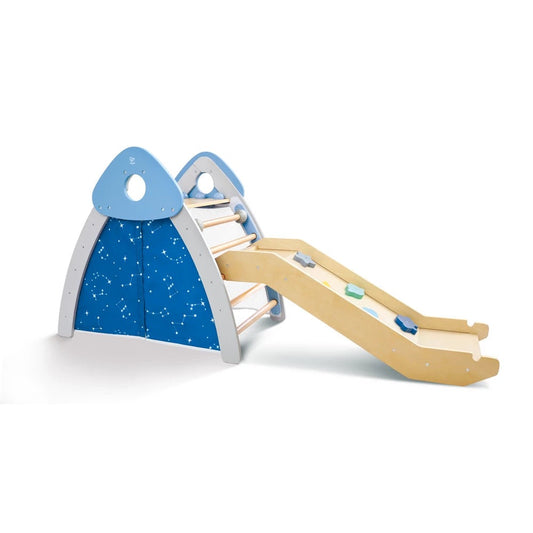 Hape - 4-in-1 Climb 'n' Slide Gym Set
