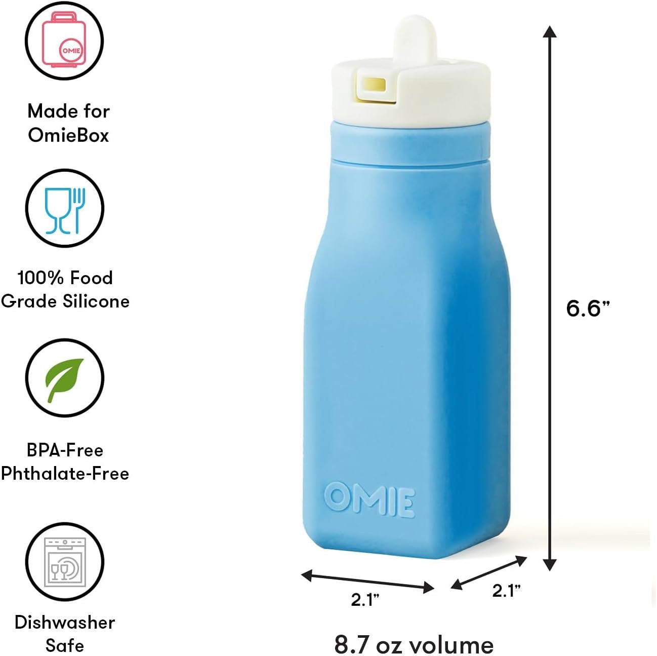 OmieBottle - Silicone Water Bottle | Blue OmieBottle - Silicone Water Bottle | Blue