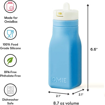 OmieBottle - Silicone Water Bottle | Blue