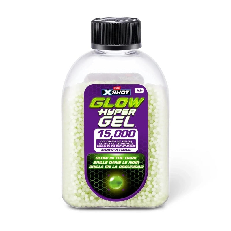 X-Shot - Glow Hyper Gel Refill Pack | 15,000 Gel Pellets X-Shot - Glow Hyper Gel Refill Pack | 15,000 Gel Pellets