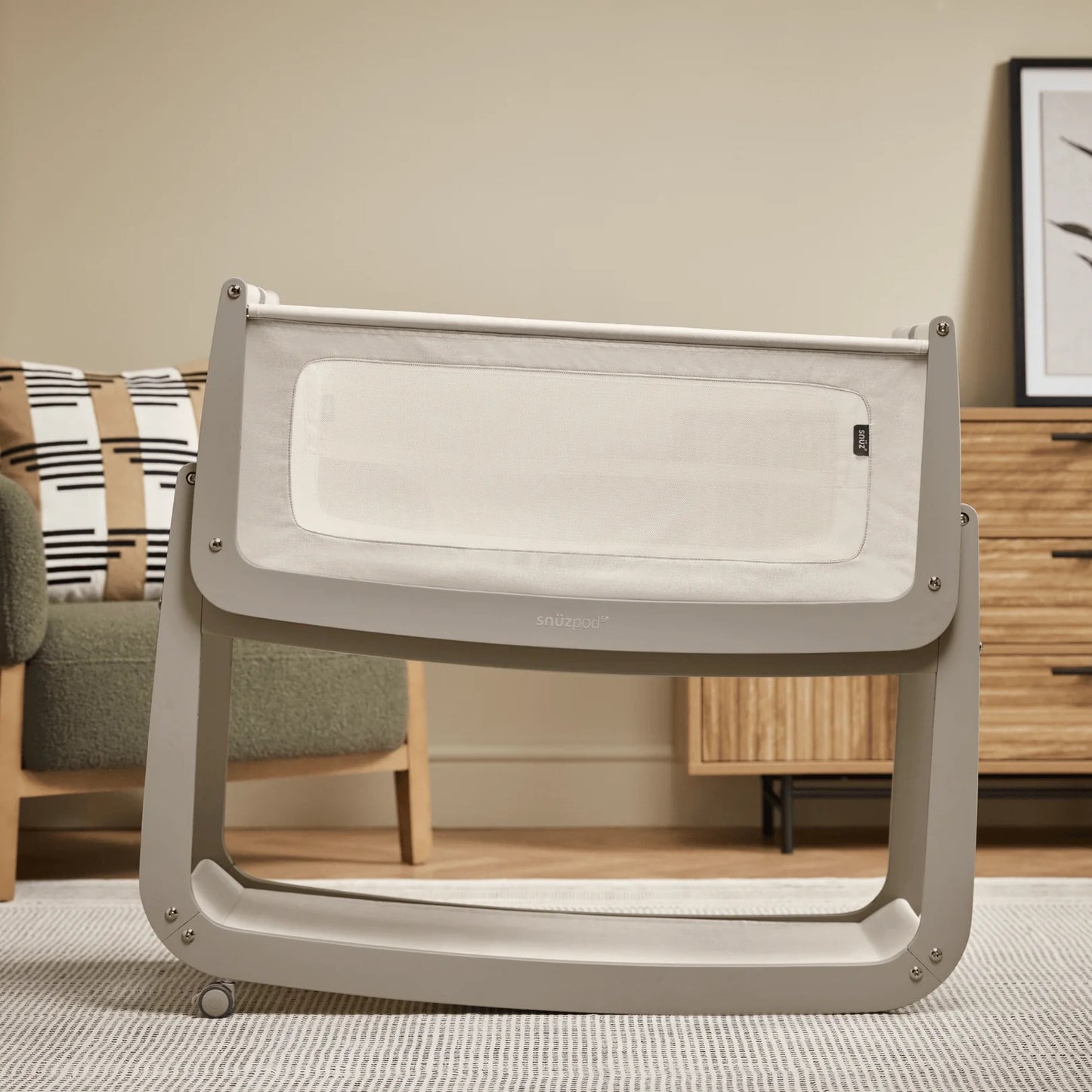 Snuz - SnuzPod5 Bedside Crib | Pebble