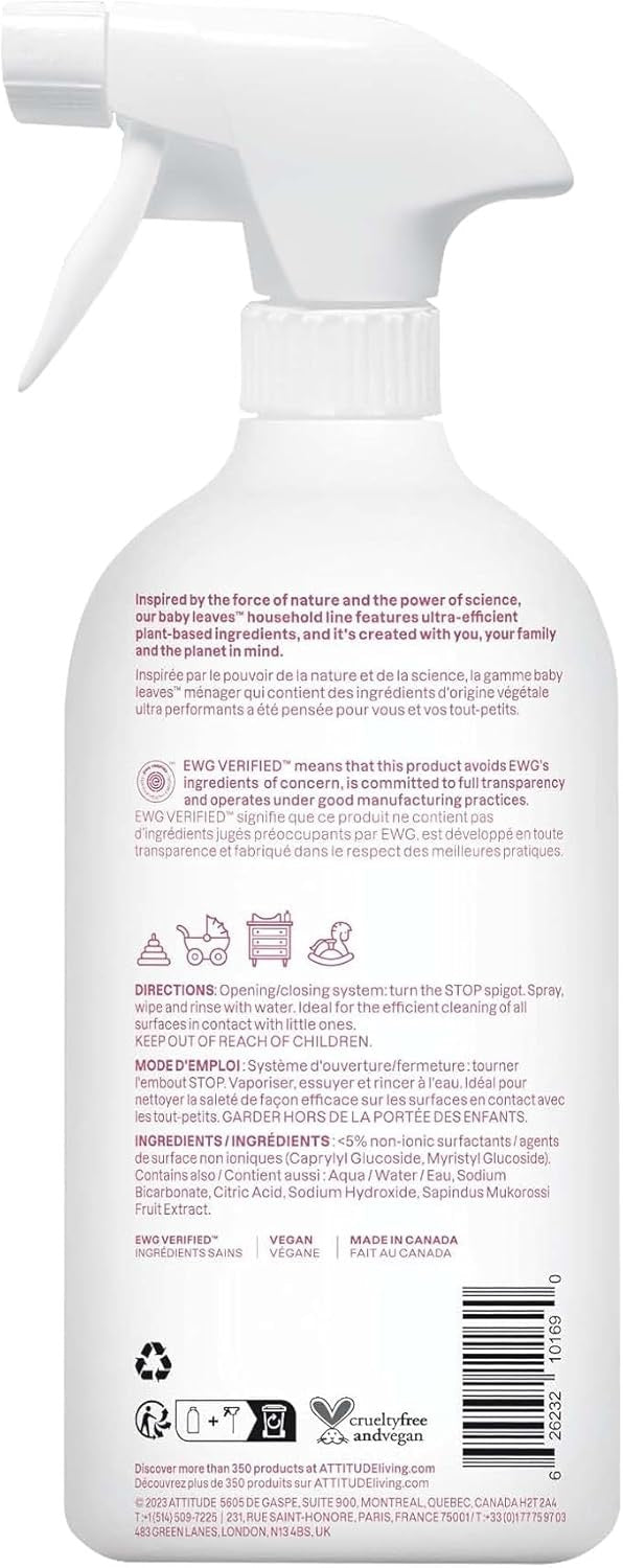 Attitude - Toy and Surface Cleaner Unscented 800ml Attitude - Toy and Surface Cleaner Unscented 800ml