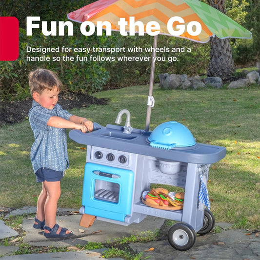 Step2 Grill & Go BBQ Cart with Lights and Sound 3Y+ — BambiniJO Jordan