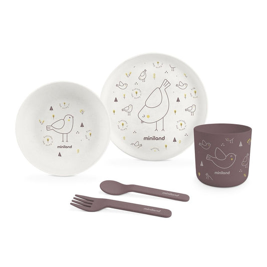 Miniland - Tableware Set of 5 | Chick