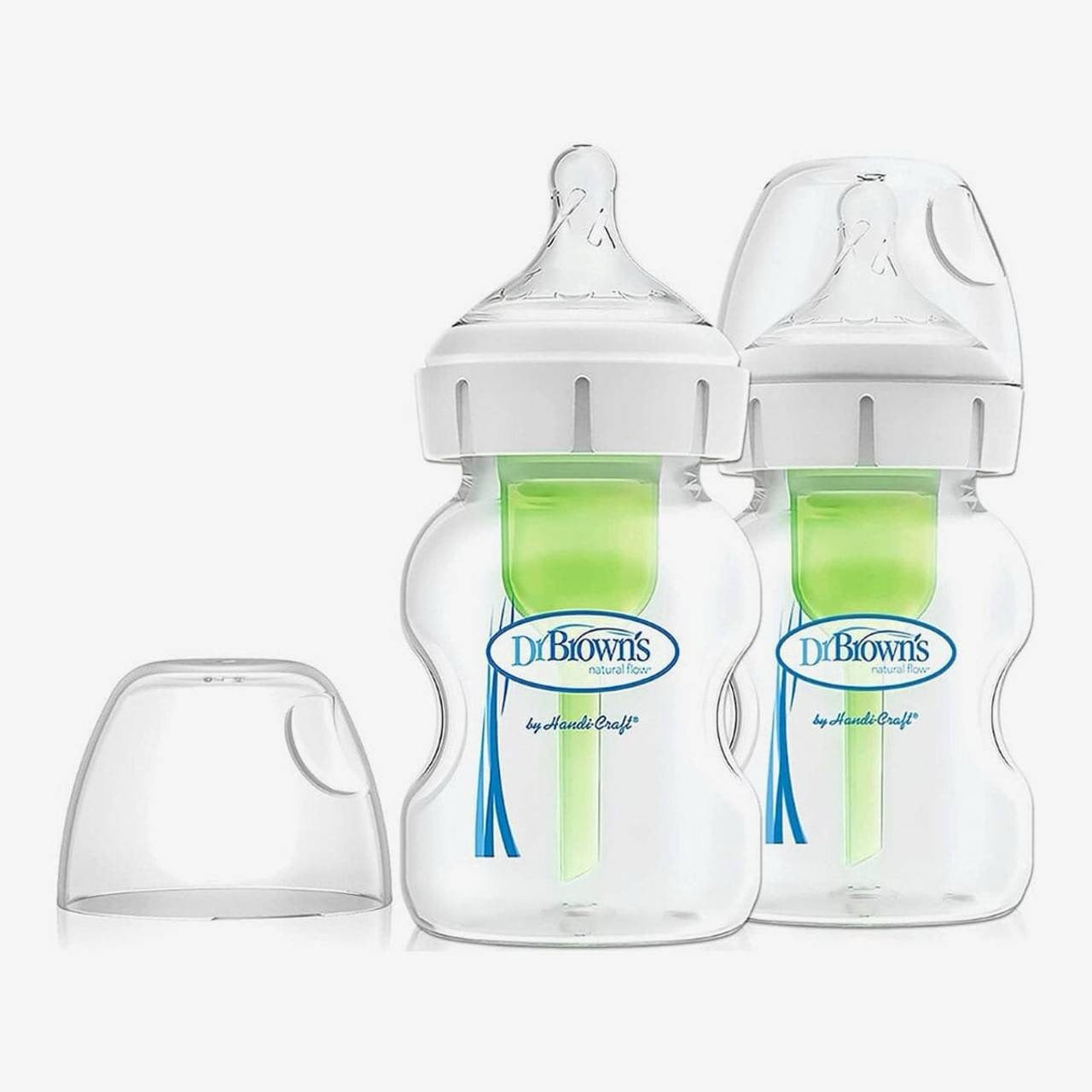 Dr. Brown's - Wide-Neck Options+ Bottle | 150ml | Level 1 Nipple | Double Pack