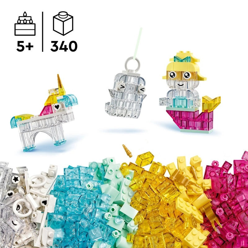 Lego - Magical Transparent Box | 340 Pcs | 5Y+