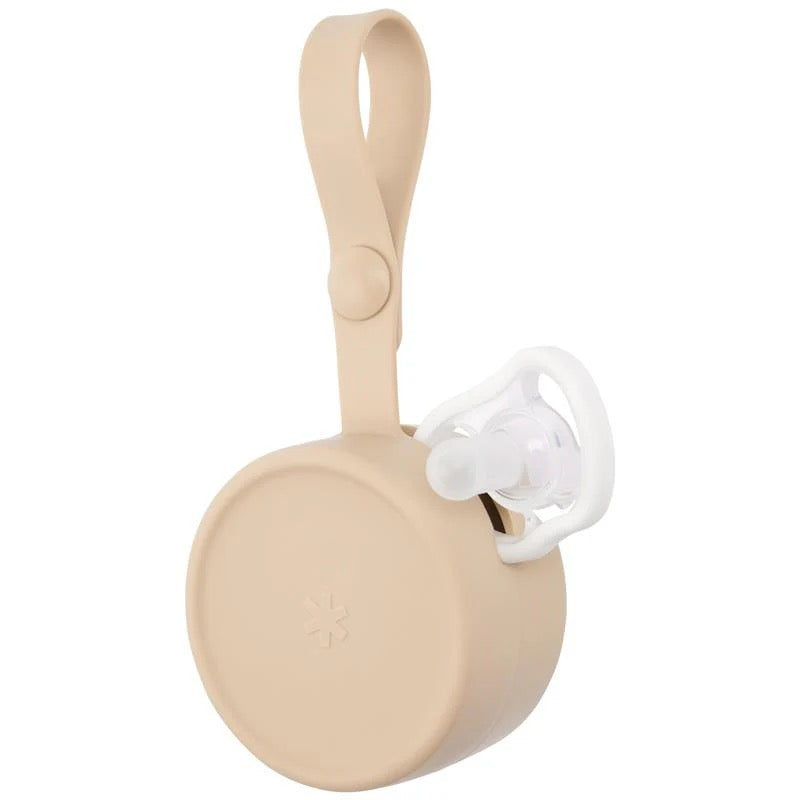 Skip Hop - Silicone Pacifier Holder | Oat Skip Hop - Silicone Pacifier Holder | Oat