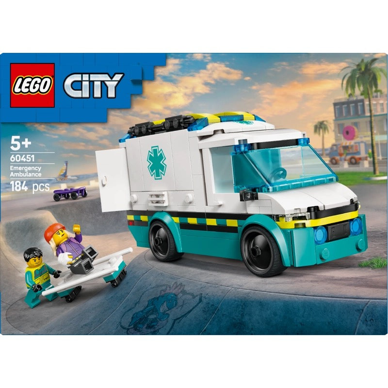 Lego - Emergency Ambulance | 184 Pcs | 5Y+