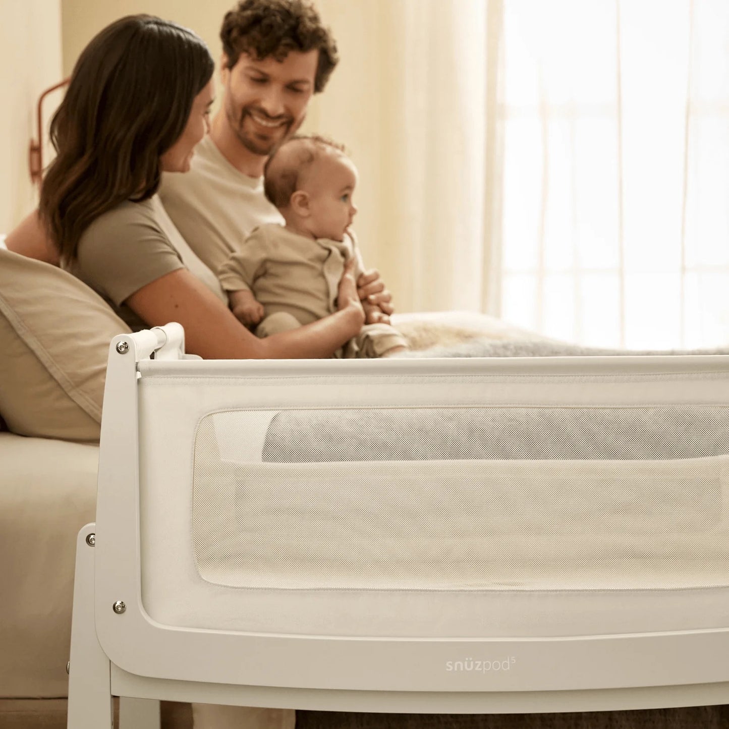 Snuz - SnuzPod5 Bedside Crib | Cashmere